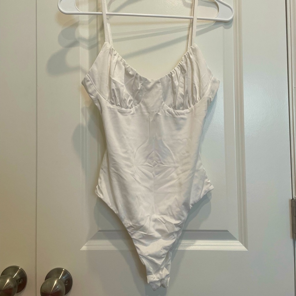 Princess Polly White Corset style Bodysuit